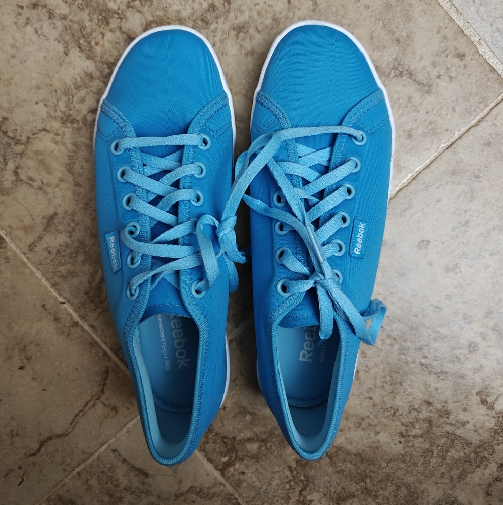 Reebok Women's Bright Blue Lace-Up Sneakers